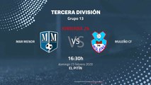 Previa partido entre Mar Menor y Muleño CF Jornada 26 Tercera División