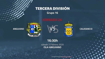 Previa partido entre Anguiano y Calasancio Jornada 26 Tercera División