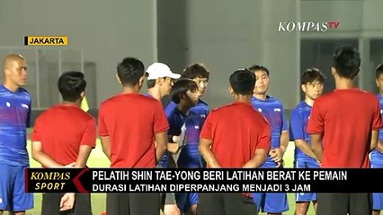Pelatih Shin Tae-Yong Beri Latihan Berat 3 Jam ke Pemain