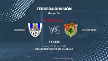 Previa partido entre Olivenza y CP Cacereño Jornada 26 Tercera División