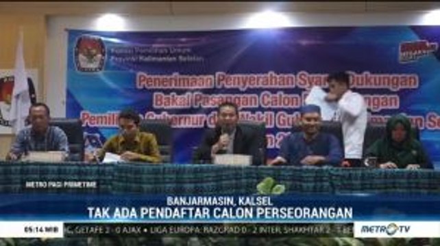 Pilgub Kalsel Tanpa Calon Perseorangan