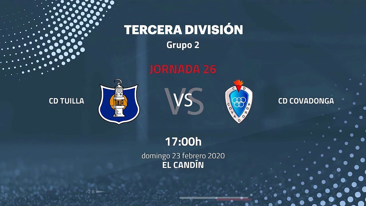 Previa partido entre CD Tuilla y CD Covadonga Jornada 26 Tercera División