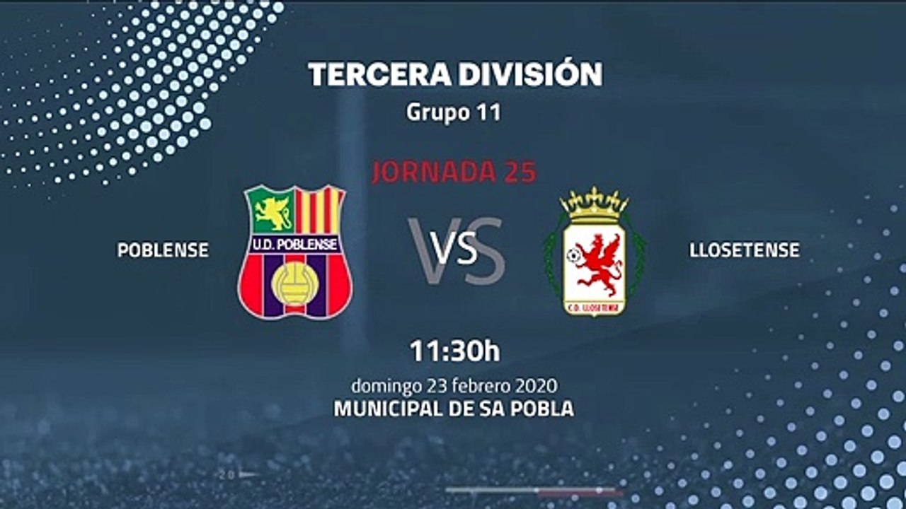 Previa partido entre Poblense y Llosetense Jornada 25 Tercera División