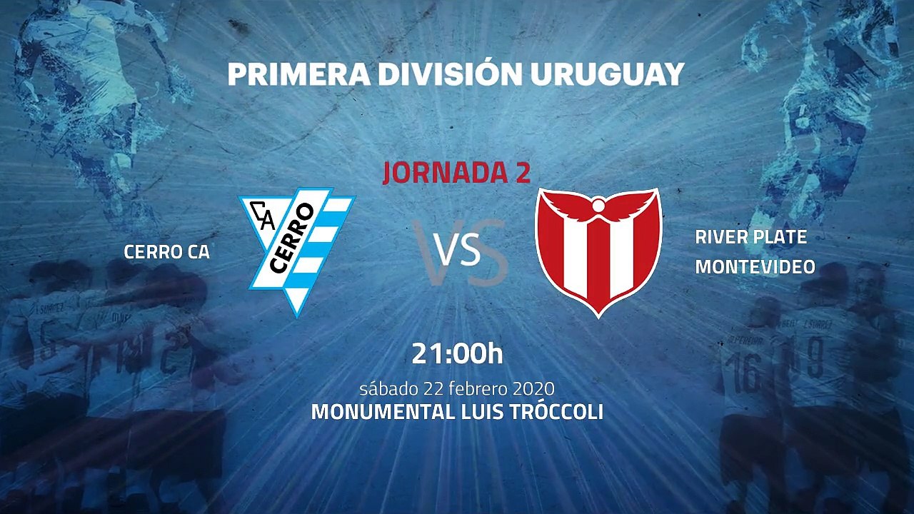 Previa partido entre Cerro CA y River Plate Montevideo Jornada 2 Apertura Uruguay