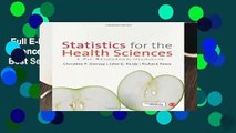 Full E-book  Statistics for the Health Sciences: A Non-Mathematical Introduction  Best Sellers
