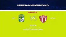 Previa partido entre León y Necaxa Jornada 7 Liga MX - Clausura