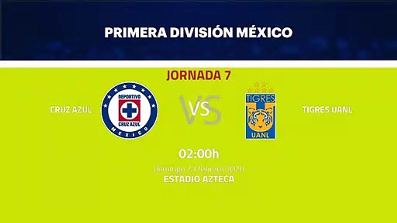 Previa partido entre Cruz Azul y Tigres UANL Jornada 7 Liga MX - Clausura