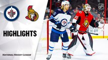 NHL Highlights | Jets @ Senators 2/22/2020