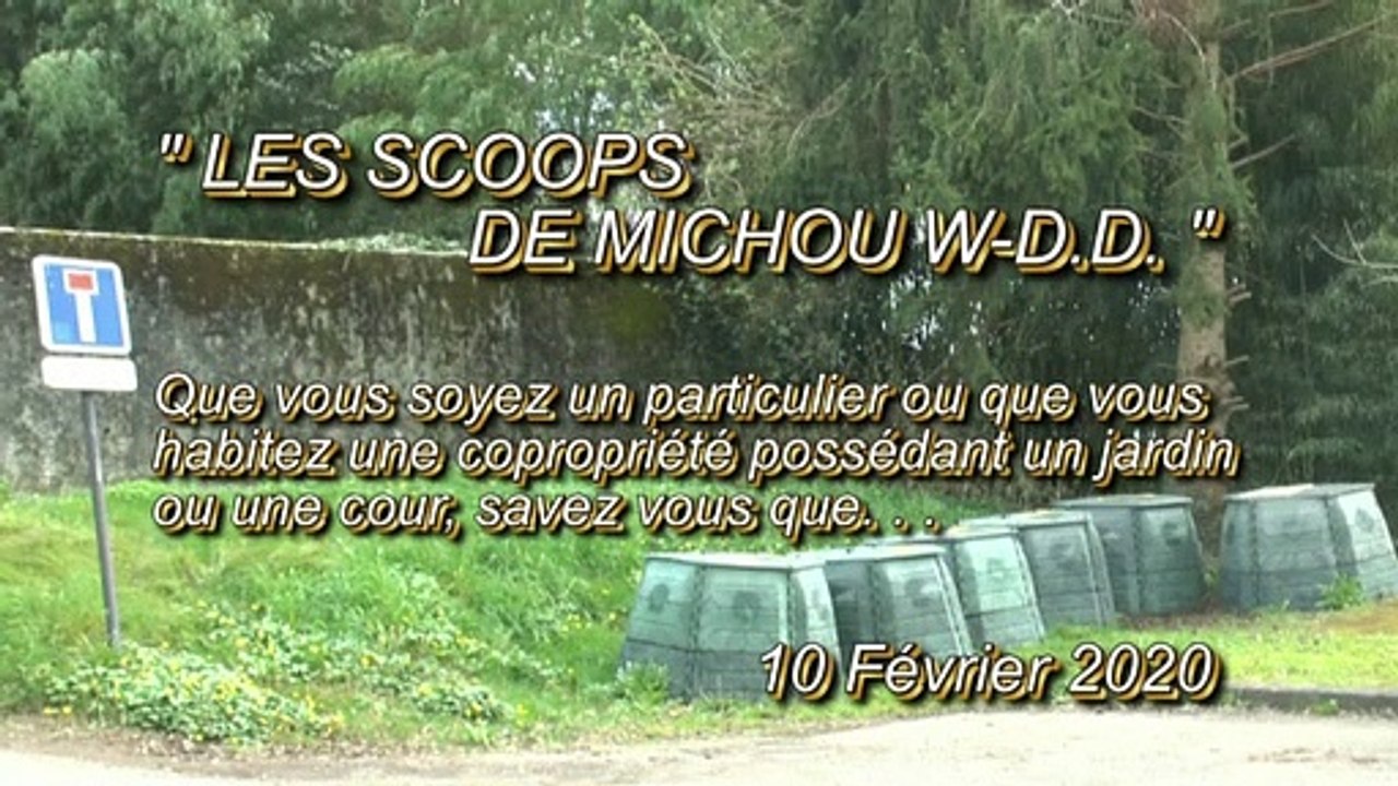 LES SCOOPS DE MICHOU W-D.D. - 10 FÉVRIER 2020 - PAU - LA VILLE MET DES COMPOSTEURS À LA DISPOSITION DES PALOIS