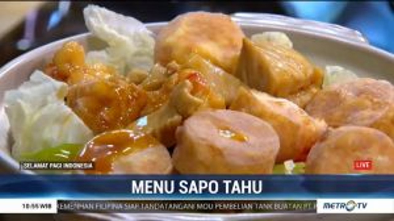 Resep Sup Jagung dan Sapo Tahu ala Chef Sisca Soewitomo