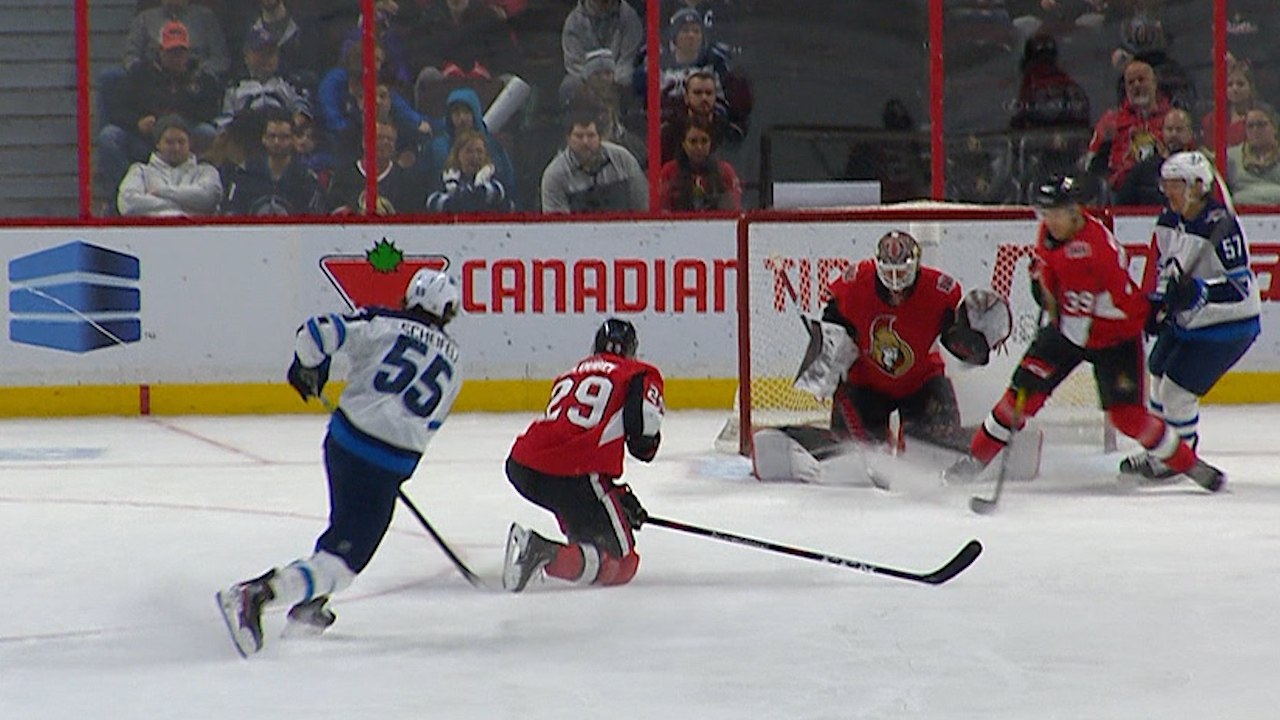 Mark Scheifele helps Jets down Senators with hat trick
