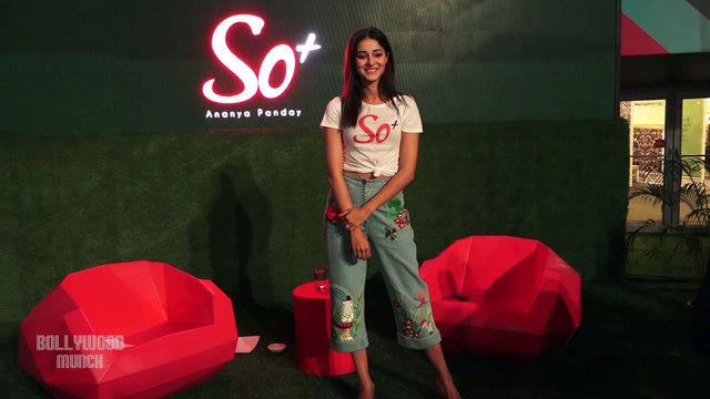 CUTE Ananya Panday Attend Press Conference at Lakme Fashion Week 2020
