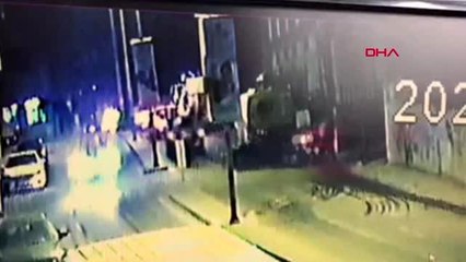 Gasptan sonra kaçmaya çalışan 5 şüpheli kaza yapınca yakalandı