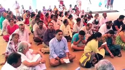 அரவிந்தர் ஆசிரம அன்னையின் 142 வது பிறந்தநாள் கொண்டாட்டம் - வீடியோ