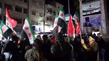 İdlib'de Suriyelilerden uluslararası aktörlere çağrı