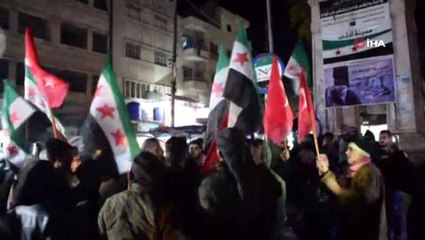 İdlib'de Suriyelilerden uluslararası aktörlere çağrı