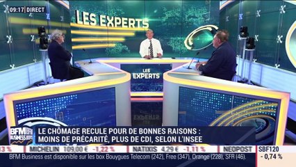 Les Experts: Moins de précarité, plus de CDI... le chômage recule pour les bonnes raisons selon l'Insee - 21/02