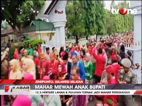 Mewah! Mahar Anak Bupati Konawe Senilai 12 Miliar Rupiah