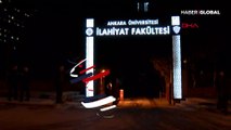 Ankara Üniversitesi İlahiyat Fakültesinde yangın