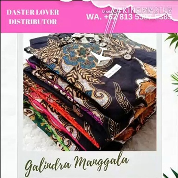 Termurah !!! +62813-5507-5385 Bisnis Dari Rumah daster batik elegan Pekalongan Daster lover