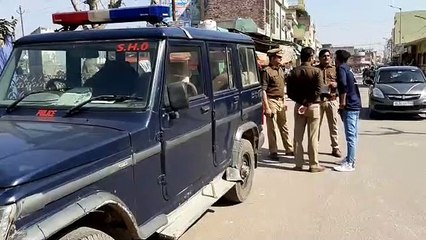 शामली: महाशिवरात्रि और सीएए के मद्देनजर चप्पे- चप्पे पर तैनात पुलिस