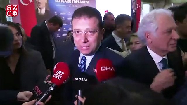 İmamoğlu Kentsel Dönüşüm İstişare Toplantısı sonrası açıklama