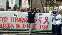 Concentración en Cáceres para pedir mejoras en la sanidad de la provincia