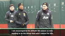 Solskjaer encouraged by Martial's attitude