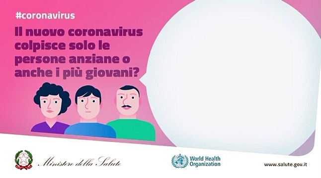 #coronavirus. Il nuovo coronavirus colpisce solo le persone anziane o anche i pi-