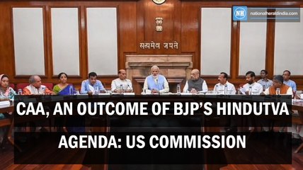 CAA, an outcome of BJP's Hindutva agenda:US commission