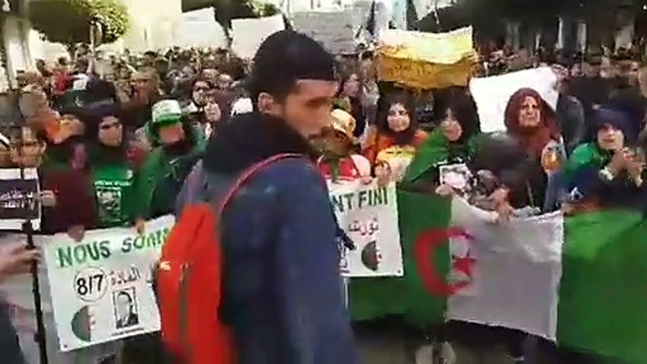 Début de la manifestation à Alger 53ème vendredi