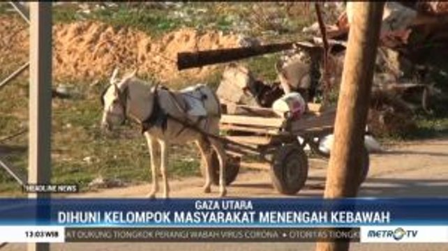 Kampung Un Alnazeer Gaza Sering Jadi Sasaran Pengeboman Israel
