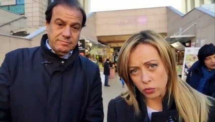 Meloni- Visita al Mercato Trionfale con Maurizio Leo (21.02.20)