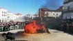 Cáceres arranca su Carnaval con la quema del Pelele en la Plaza Mayor