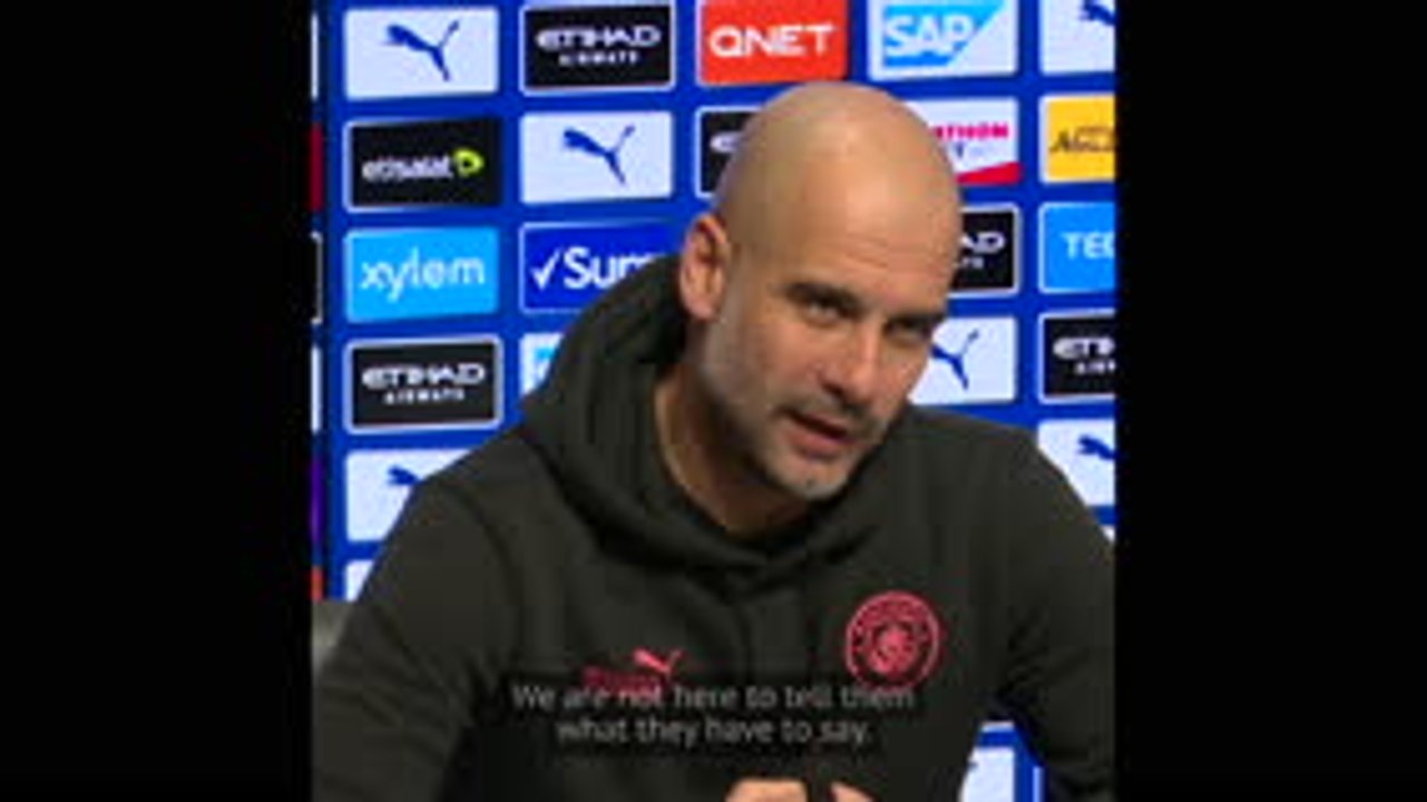 Pep and Zidane discuss controversial Sterling i...