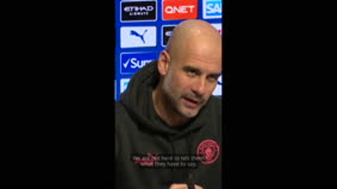 Pep and Zidane discuss controversial Sterling i...