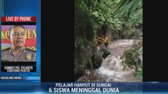 Pelajar yang Tewas saat Susur Sungai di Sleman Jadi 6 Orang