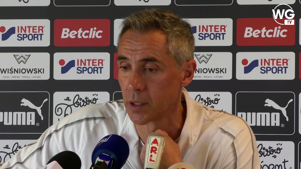 Paulo Sousa : "J'espère que l'équipe puisse se maintenir à ce niveau"