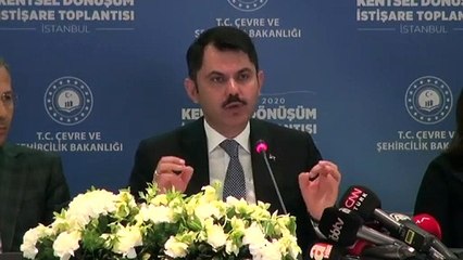 Bakan Kurum’dan kentsel dönüşüm açıklaması