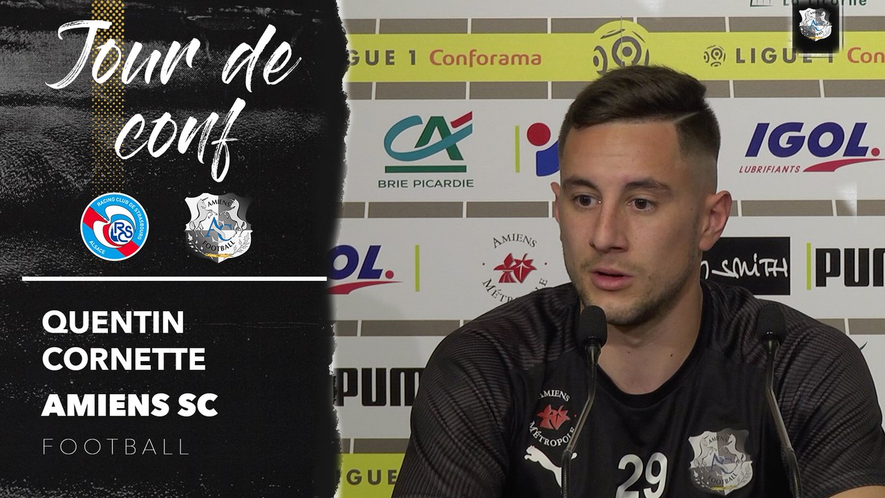 Conférence de presse d'avant Match, RC Strasbourg - Amiens SC  , Quentin Cornette