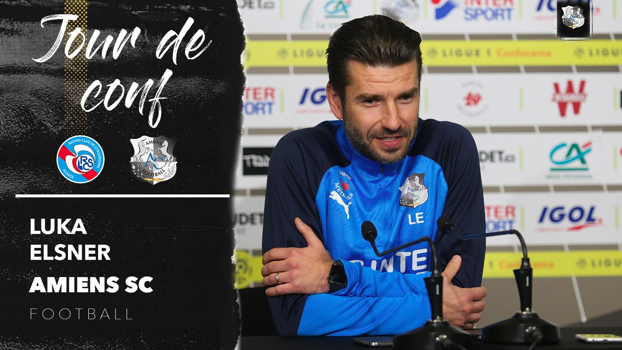 Conférence de presse d'avant Match, RC Strasbourg - Amiens SC  , Luka Elsner