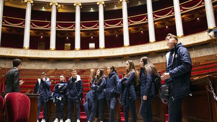 Les jeunes de l’OM à l’Assemblée Nationale