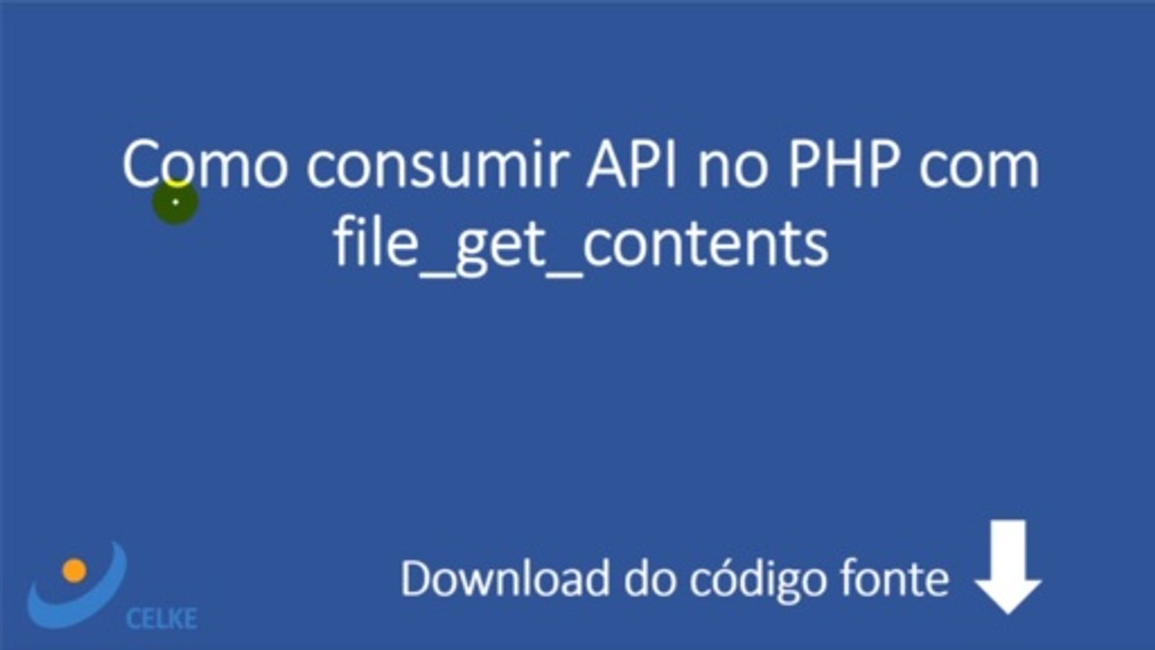 Como consumir API no PHP com file_get_contents