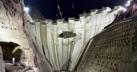 Yusufeli Barajı'nın dörtte üçü tamamlandı