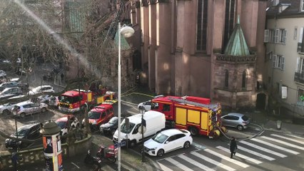 Saint-Pierre le jeune protestant: l'incendie était un exercice