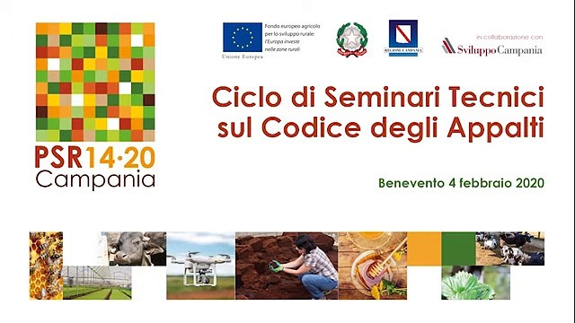 PSR Campania - Secondo incontro seminario sugli Appalti Pubblici, sede di Benevento (21.02.20)