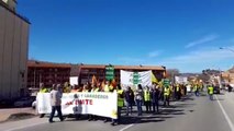 Cientos de agricultores se movilizan en Molina por unos precios justos