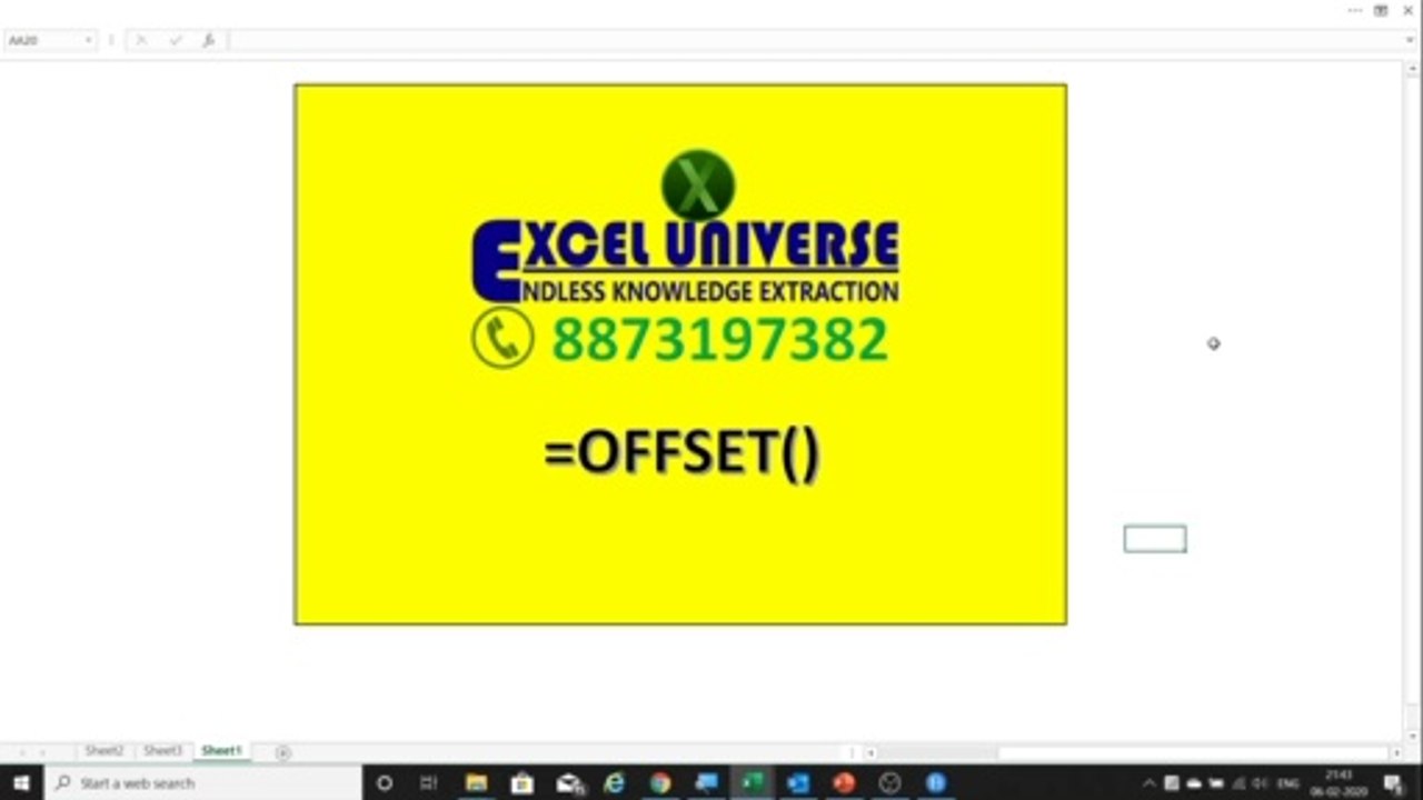 Reverse LOOKUP-Use Offset Function & Automate Your Data