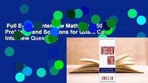 Full E-book  Interview Math: Over 50 Problems and Solutions for Quant Case Interview Questions