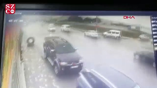 1 kişinin öldüğü, 5 kişinin yaralandığı kazanın görüntüleri ortaya çıktı